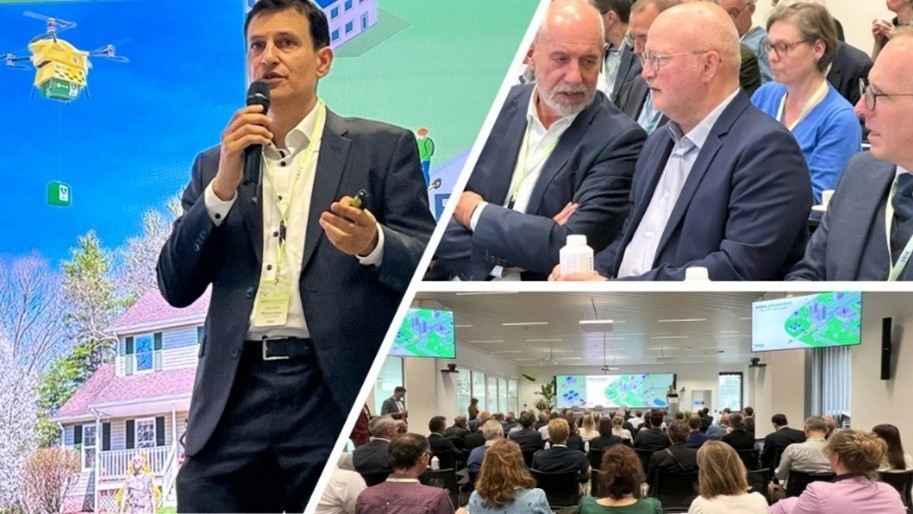 Helicus and VIAS launch AED initiative BRUSSELS - Helicus and Vias institute aim to deliver AED’s (Automated External Defibrillators) by drones to the place of incident within 6 minutes after calling the 112 app. This partnership was announced during the Safe Journeys Symposium organized by VIAS Institute on October 2nd. VIAS is Belgium’s leading knowledge center for road safety and mobility. Karin Genoe, CEO of the Vias institute, emphasized at the start of the symposium the importance of the so called “Golden Hour”. That is the most critical time slot to help & save the patient during emergency situations. “We are proud to partner with Helicus to apply this new drone solution to save lives and to improve societal safety”, she said. The partnership between Helicus and VIAS aims to improve survivability for “Out of Hospital Cardiac Arrest victims” (OHCA). A multi-year plan was laid out with a clear aim: “drone delivers AED (Automated External Defibrillators) to the patient’s front door within 6 minutes after calling the 112 app”. Wider application of the solution will eventually allow to deliver the AED by drone to up to 80% of the Belgian population multiplying by quadrupling the quality and survivability rates of OHCA heart failure patients. A step-by-step rapid automated deployment of defibrillators. Jean-Luc Crucke, Minister of Mobility, highlighted the importance of innovation and welcomed research in shaping effective government policies for safer and more sustainable mobility & societal safety. “At Helicus, we are proud to collaborate with Vias institute to bring life-saving innovation closer to the people who need it most. Together, we are shaping a safer and more resilient society — where cutting-edge technology directly supports emergency responders and saves lives.” Mikael Shamim – CEO, Helicus The collaboration between Helicus and Vias Institute plays a vital role in advancing innovation for emergency response and road safety. The partners will combine advanced drone technology with VIAS’ deep expertise on how to involve society in nationwide safety programs. This joint activity aligns with VIAS’s strategy to broaden its mission from road safety to societal safety. Many thanks to VIAS institute for hosting an inspiring day of knowledge exchange and collaboration. #Helicus #MedicalDrones #SafeJourneys #ViasInstitute #InnovationForSafety #MobilityFuture FOD Mobiliteit en Vervoer / SPF Mobilité et Transports, EASA - European Union Aviation Safety Agency, SESAR Joint Undertaking, EUROCONTROL, European Commission, European Defence Agency, Belgian Defence, skeyes, SkeyDrone, SAFIR-Ready, BURDI.eu, DORAI