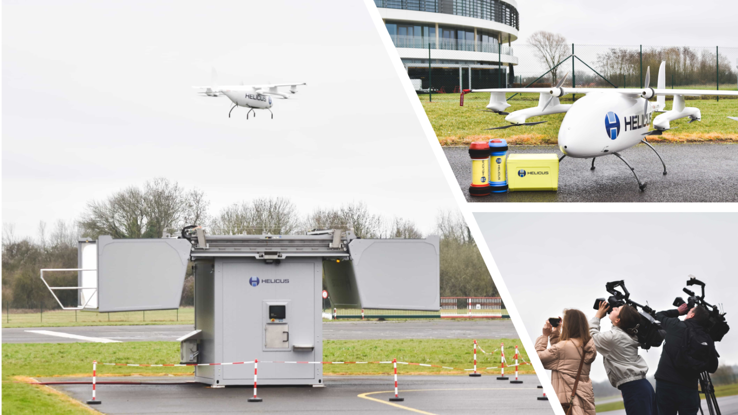 Closing the Critical Industry Gap While automated drone flights have advanced rapidly across Europe, ground cargo handling has largely remained manual and labour-intensive. This is about ensuring safe landing areas, providing landing clearance, unloading the cargo/payload, charging/swapping the batteries, loading the new payload, clearing the departure area, etc. protecting the drone overnight, This bottleneck will be the real limiting factor preventing drone logistics to truly scale. The Drone Cargo Port resolves this challenge. It connects automated drone flight operations directly to real-world logistics infrastructure, including: safe hospital rooftop operations and even building integration with pneumatic tube systems. This allows for controlled industrial supply chains that can form secure industrial logistics networks No pilot training needed : packages & tube cartridges get automatically (un)loaded in different cargo drones No pilot training needed : packages & tube cartridges get automatically (un)loaded in different cargo drones The result is a seamless, secure, and continuously operational logistics chain — linking air mobility with established ground automation systems. Helicus effectively links local building automation existing since the 1970's. It expands local pneumatic tube systems by tying them together at very different locations. Building get truly interconnected by drone : transport a package by drone from within one room of a building into a room in a very different building, and back ! “With the Drone Cargo Port, Helicus provides an automatic ground handling solution that is efficient to operate. Through bidirectional integration — even including pneumatic tube systems — we enable a fully automated supply chain by air, operating 24/7.” Mikael Shamim, CEO of Helicus Very different cargo drones are being effortlessly handled by the same ground handling infrastructure, DCP Live Demonstration in an Active Airport Environment The system was demonstrated in a live airport setting at DronePort, in the presence of more than 100 B2B stakeholders from: airports healthcare pharma aviation defense industrial logistics Visitors witnessed: real-time automated drone operations automated unloading and cargo transfer time-critical medical transport scenarios secured industrial logistics flows Multiple DORAI compliant drone manufacturers with four systems present on-site participated in the demonstration. The international DORAI interface standard (www.dorai.network) ensures systems' interoperability, allowing for each technology company to focus on its own domain, whereafter the different components can still work together. Also the Drone Cargo Port follows this standard and is therefore capably to dock and support a variety of (totally) different drones. Indeed, on the 24/02/26, Eanan, the latest of drone manufacturers demonstrated it DORAI compatibility by landing and taking of from the DCP and by showing off its undercarriage compatible undercarriage, capable of swapping a variety of DORAI compliant payloads in an automated way. Scalability across platforms... The brainstorm sessions showed a diverse group with interesting questions & testimonies directly from the audience Technically, the DCP adheres to an impressive series of Norms, including the Machine Norm Regulations, where it's software components are also ISO - International Organization for Standardization (27001) and EUROCAE (ED-153 SWAL) compliant. The last one is a specific Air Service Navigation compliance standard that prescribes not only procedural, but also some absolute rules that come from an aviation perspective. “Although automated drone flights are increasingly deployed, ground cargo handling generally remains manual and labour-intensive. With the DCP, Helicus provides an automated solution to fill this gap. We are proud to see this latest innovation being launched at DronePort, supporting pioneers in automated logistics.” — Ward Decaluwe, CEO of DronePort From Medical Missions to Scalable Infrastructure The first generation of the Drone Cargo Port is installed at an operational hospital at Jan Yperman Ziekenhuis, where Helicus conducts many of Europe’s pioneering BVLOS medical drone flights. The second generation is: lighter - 700 kg lighter !! modular - additional compliant drones being added as well as handling very different payloads !! optimized for scalable deployment - even linking with various pneumatic tube systems (hardware & software interfacing) adaptable to diverse operational contexts - also easily transported on a standard trailer The DCP is designed for healthcare facilities, defence environments, industrial sites, airports, and other secure infrastructure applications. Everywhere, where missions are frequent and personnel resources scarce. Strategic Significance for Belgium and Europe Founded in 2016, Helicus collaborates with more than 100 partners on a consistent and stable basis, to build an integrated ecosystem for unmanned aviation, where we provide : automated ground logistics infrastructure (DCP, Siemens Avercon) Integrating with existing infrastructure (pneumatic tube systems like Aerocom GmbH & Co. and Telecom - Tube Systems for Internal Logistics) drone-agnostic fleet management including HyFly, Phoenix-Wings GmbH RigiTech, Eanan, SABCA, FLYING-CAM, with other manufacturers working on hard & software integrations. integration with digital unmanned Air Traffic Management ( SkeyDrone/ Unifly, Droniq GmbH / DFS Deutsche Flugsicherung GmbH, ANRA Technologies, Frequentis, Airbus Defence and Space) Detect & Avoid technologies (DAA), both onboard (Safran) as well as on the ground (Delft University of Technology) Different traffic data sources, including SafeSky, INVOLI, Senhive, Flyvercity and Royal Military Academy, Belgium Rather than focusing on aircraft, Helicus is building the architecture of autonomous air mobility — where flight automation and ground automation function as one coherent system. As demand increases for secure, rapid, and carbon-efficient logistics, autonomous infrastructure is becoming a strategic asset — not merely a technological innovation A strong ecosystem of customers and manufacturers closely collaborating towards viable solutions Conclusion Helicus has demonstrated more than just another technological capability. Automated drone ground handling is maturing and providing a missing piece: Another piece of the puzzle has been delivered fulfilling the next-generation of logistics challenges — scalable, secure, interoperable, and now operational. The DORAI standard that focuses on harmonizing (physical & digital) interfaces between drone cargo actors has shown to attract major investments. Technology companies identify the as an opportunity to reduce financial risk and to maximize market impact - by designing and delivering interoperable components that respond to the operator customer requirements. This same increasing number of DORAI compatible manufacturers also provide a growing certainty to end customers that investing in standardized DORAI equipment will retain its value. This second generation Drone Cargo Port shows that standardization enables the required and continued funding for complex equipment and its next generations of major upgrades. At Helicus, we are proud to not simply witness the evolution of autonomous aviation. We are helping define and create the operational future. All of the above underlies the transition from manual experimentation to handling infrastructure. Welcome to the future !! Lots of interactions during the demonstration sessions - many applications - great spirit !! SAFIR-Ready, Hellenic U-space Institute, Cranfield University, KPMG, NSX - Normalized Systems, Aerocom Belgium, Delft University of Technology, SkyeBase, AgentFly Technologies, Airial UAS, Avercon, German Aerospace Center (DLR), Estonian Aviation Academy, Hepta Insights, ifly/Pipistrel Aircraft, Egis , LuxMobility, MANTA Aircraft, NSX - Normalized Systems, SKYCORP Technologies, EUSPA - EU Agency for the Space Programme, SESAR Joint Undertaking, EUROCONTROL, EASA - European Union Aviation Safety Agency, UZA, ZAS - Ziekenhuis aan de Stroom, CHU de Liège, Intertek, Intertek Caleb Brett, European Commission, Belgian Defence, Agoria, Stad Antwerpen, FIT - Flanders Investment & Trade, Airbus, Thales, Textron Aviation, Thales Alenia Space, Textron Systems, University of Antwerp, Ghent University, KU Leuven, Université libre de Bruxelles, Vrije Universiteit Brussel, UZ Leuven, UZ Brussel, UZ Gent, CHU de Liège, CHU Brugmann, Cliniques de l'Europe / Europa Ziekenhuizen, Antwerp Maritime Academy, VIVES University of Applied Sciences, FOD Mobiliteit en Vervoer / SPF Mobilité et Transports, Federal Public Service Health, Food Chain Safety and Environment #DroneCargo hashtag#DroneLogistics hashtag#GroundAutomation hashtag#AirportOperations hashtag#DefenceTech hashtag#PharmaLogistics hashtag#MedicalLogistics hashtag#DronePort hashtag#Helicus